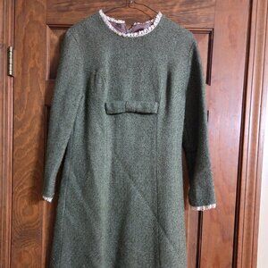 Vintage wool blend dress